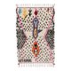 Azilal Berber rug made of natural wool from the High Atlas.