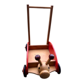 Antique toy with wheels child