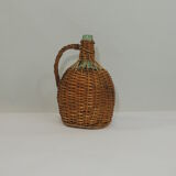 Rattan bottle vintage