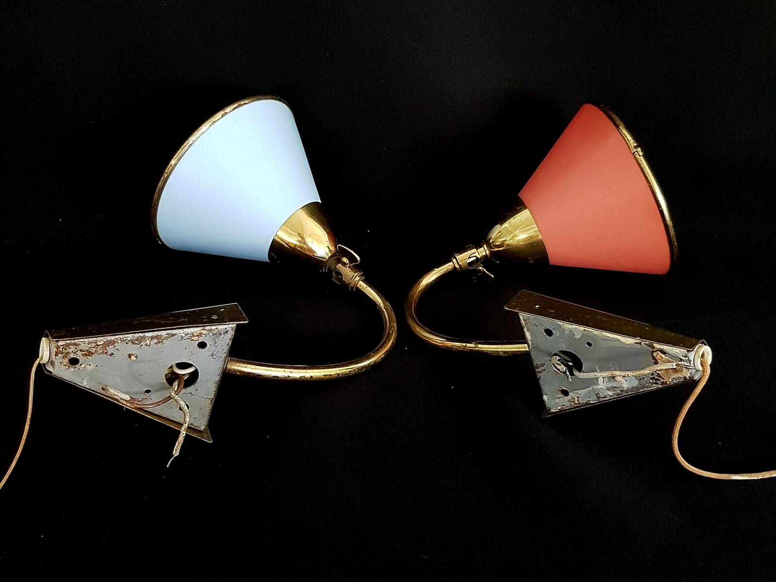 Italian wall lights from the 50s