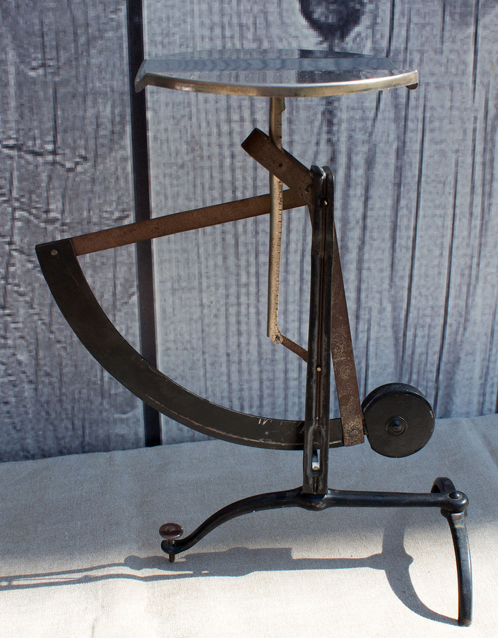 Old metal letter scale