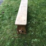 Bench in solid oak