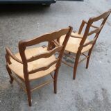 Paire de fauteuils de style Louis XV
