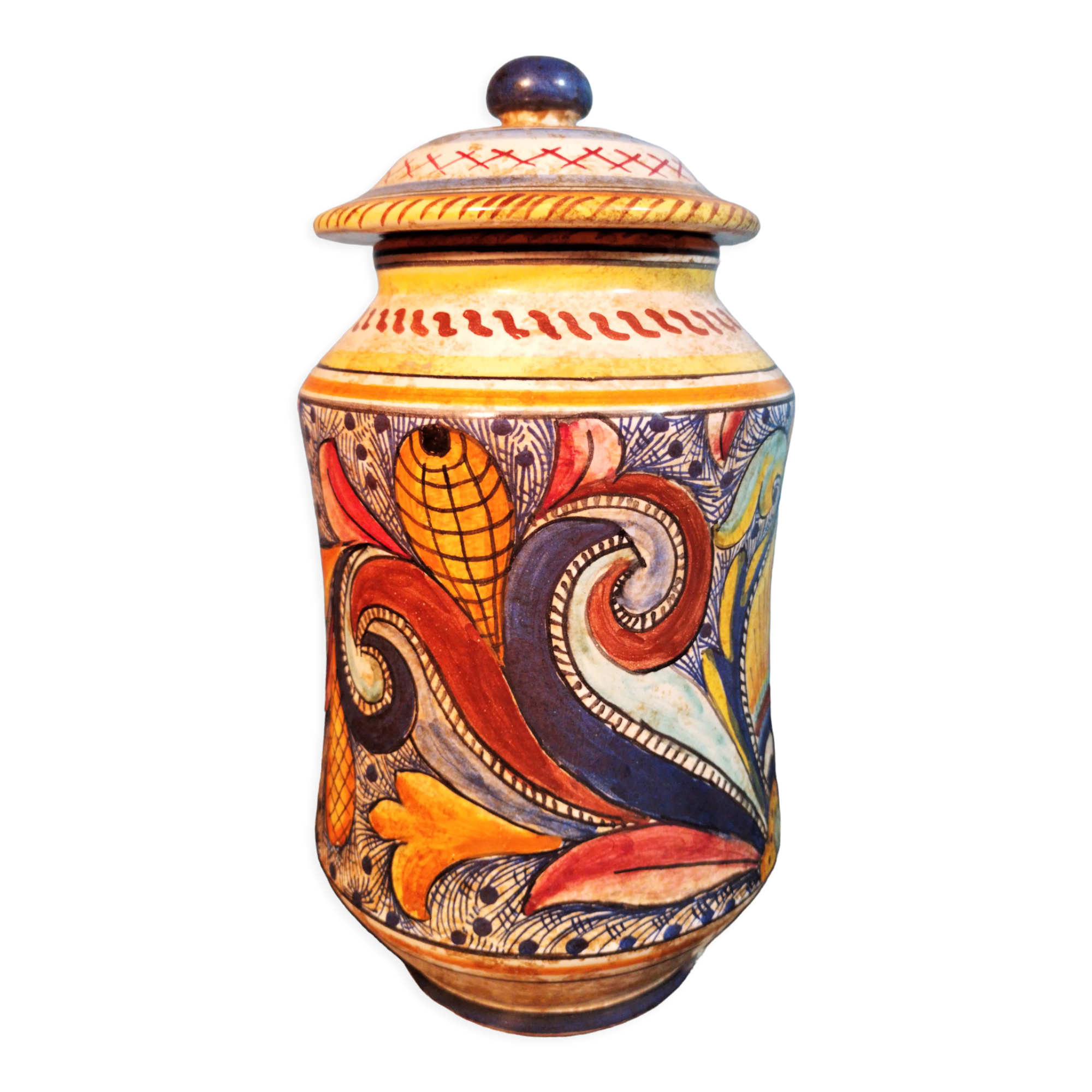 Ceramic pot Sicily 1960s