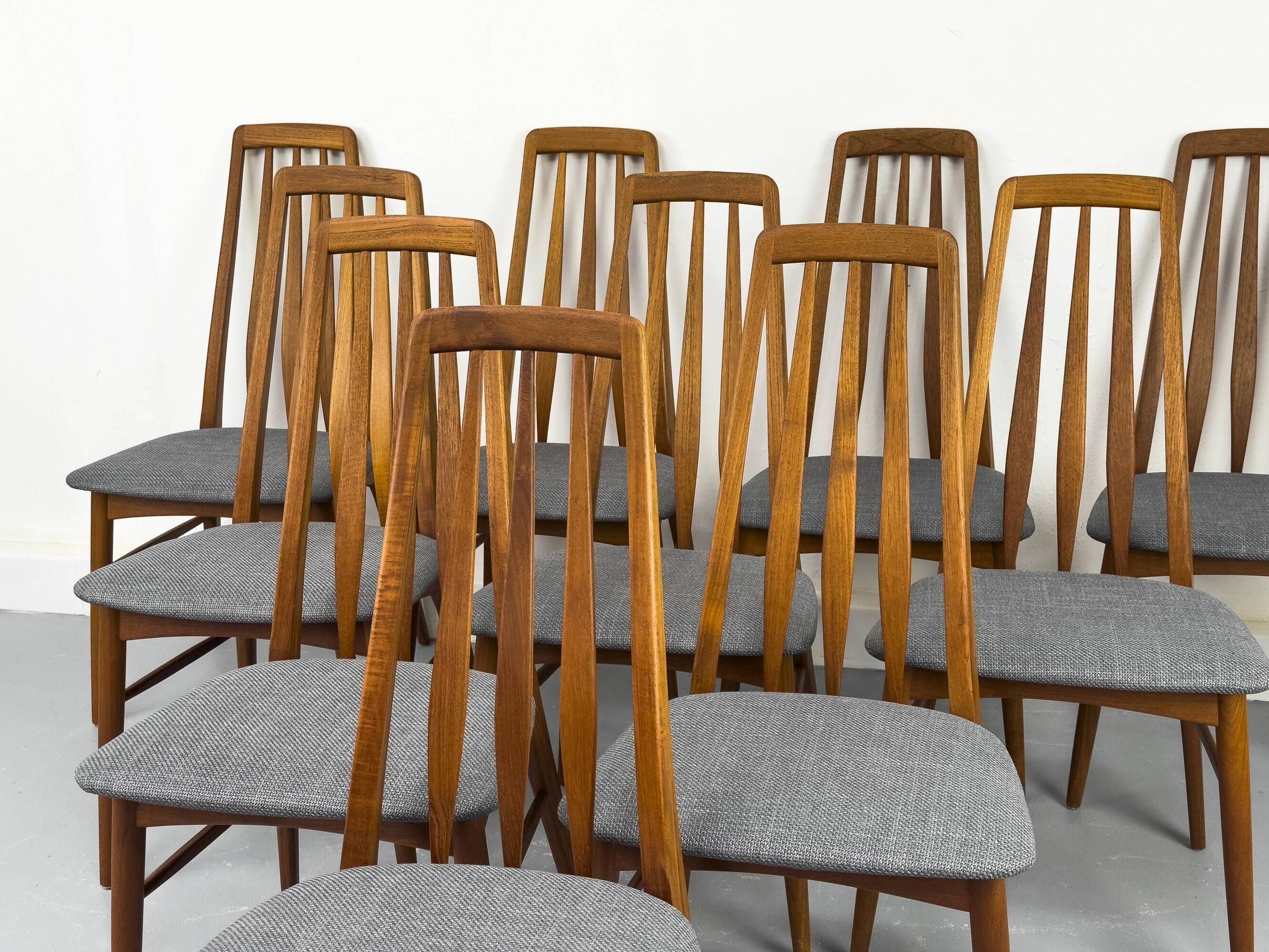 Chaises Eva de Niels Koefoed pour Hornslet Møbelfabrik, 1960