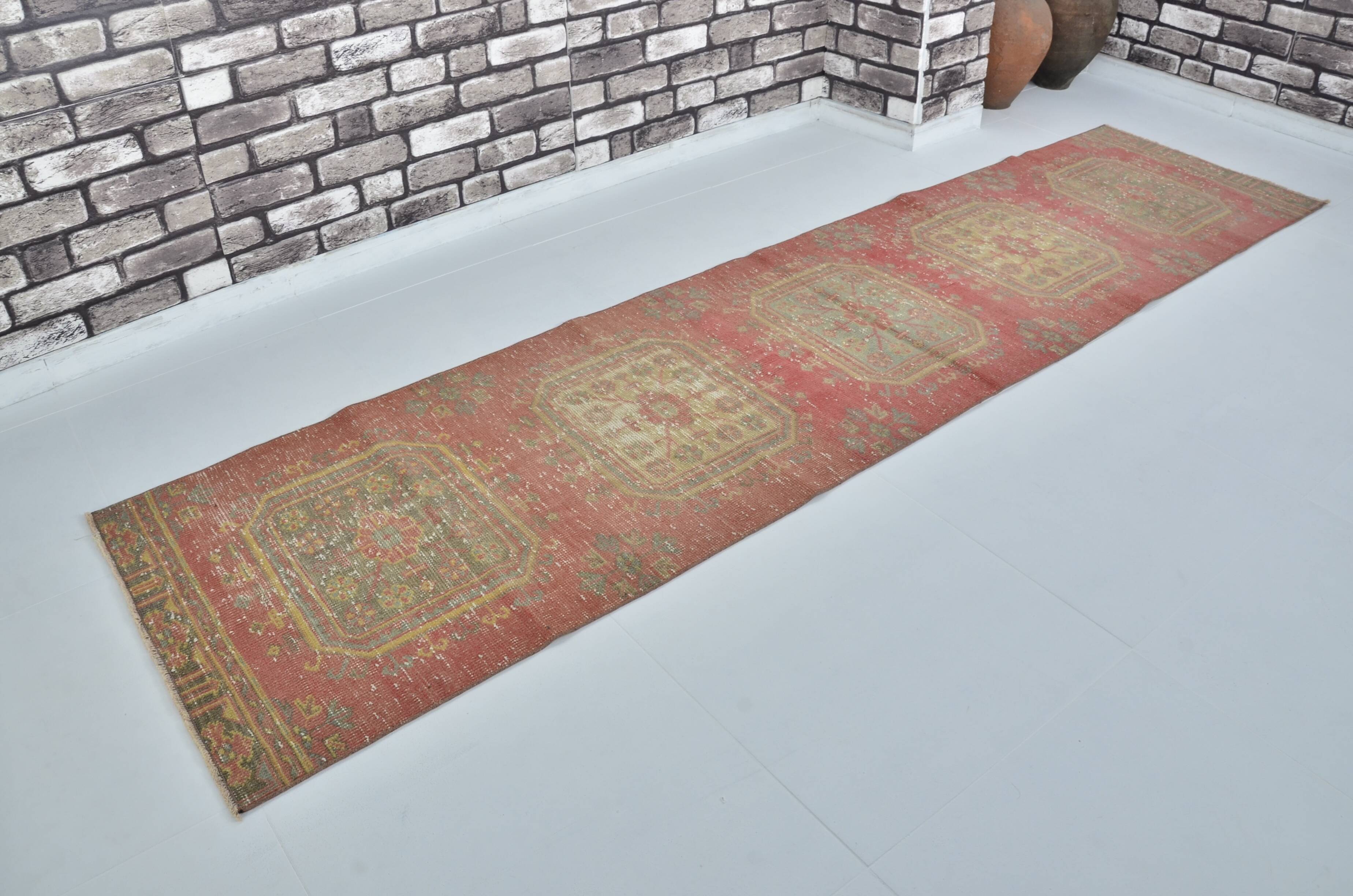 Oushak Vintage Handmade Runner Rug  sku 2131