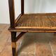 Wood and rattan table