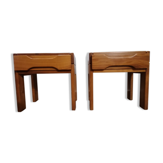 Bedside elm solid house regain