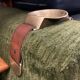 Mid-Century Bronze and Leather Armrest Bowl or Ashtray, 1960s