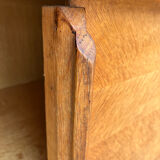 Guillerme and Chambron oak sideboard 1950