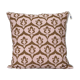 Ottoman cushion cover style pink ikat, olive - 50 x 50