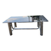 Smoked glass coffee table
