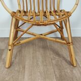 Rattan armchair 60s