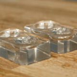 Pair of crystal salters