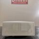 Old vintage square opaline ceiling/wall light 1960/70