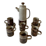 Stoneware coffee service, made in Japan.