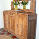 Art Deco sideboard in solid walnut