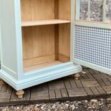 Antique celadon glass Parisian wardrobe H162