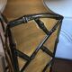 Vintage ceramic lamp bamboo style