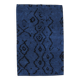 7x10 Midnight Blue Anatolian Wool Vintage Carpet, 204x296 Cm