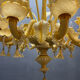 Large Venetian Murano Glass Chandelier 10 Lights 1950’s