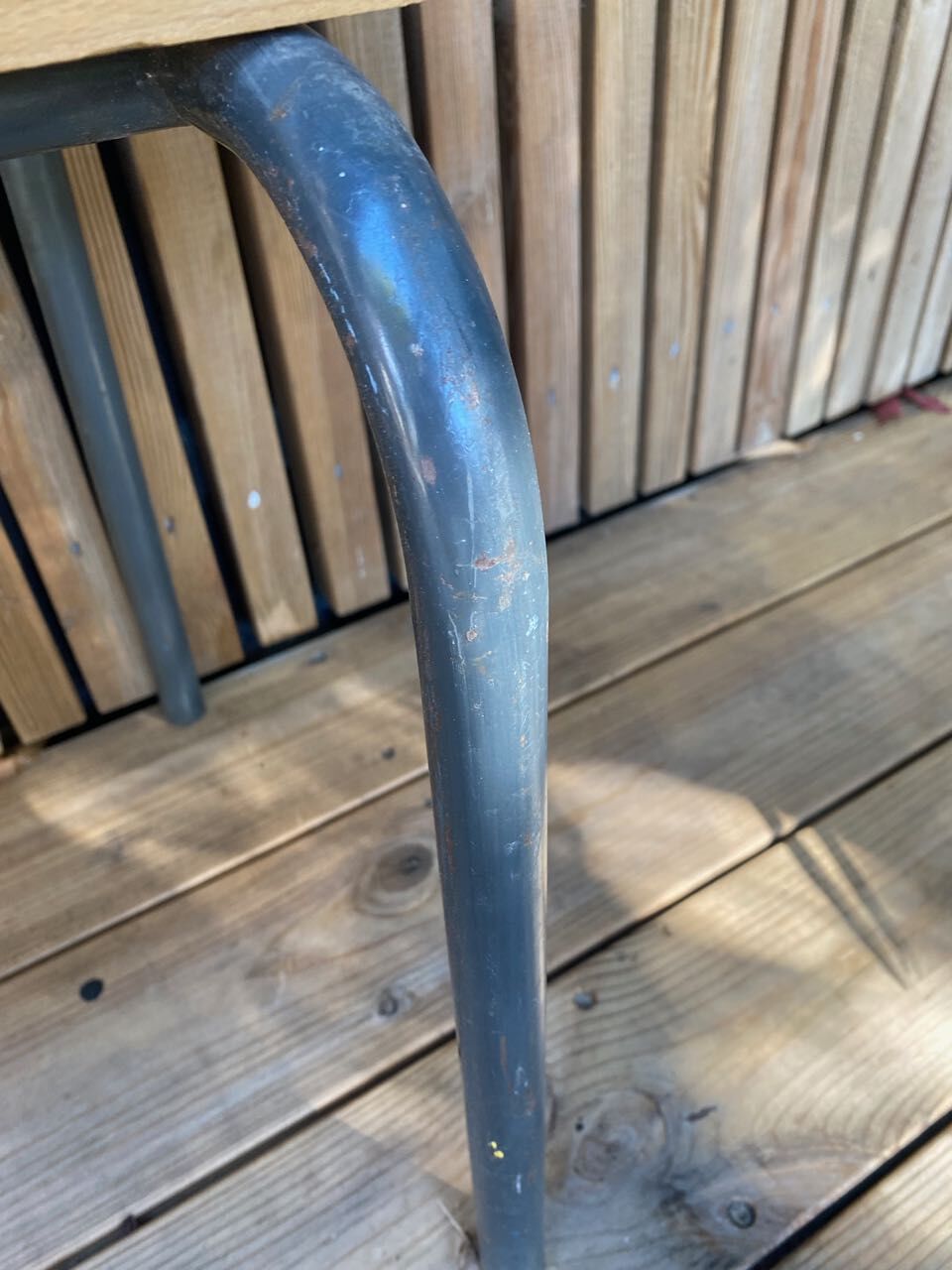 Vintage school bench