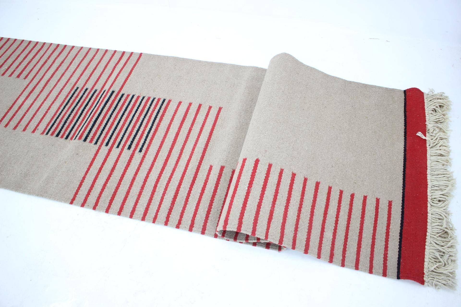 Midcentury Modernist Geometric Abstract Carpet / Rug, 1960s