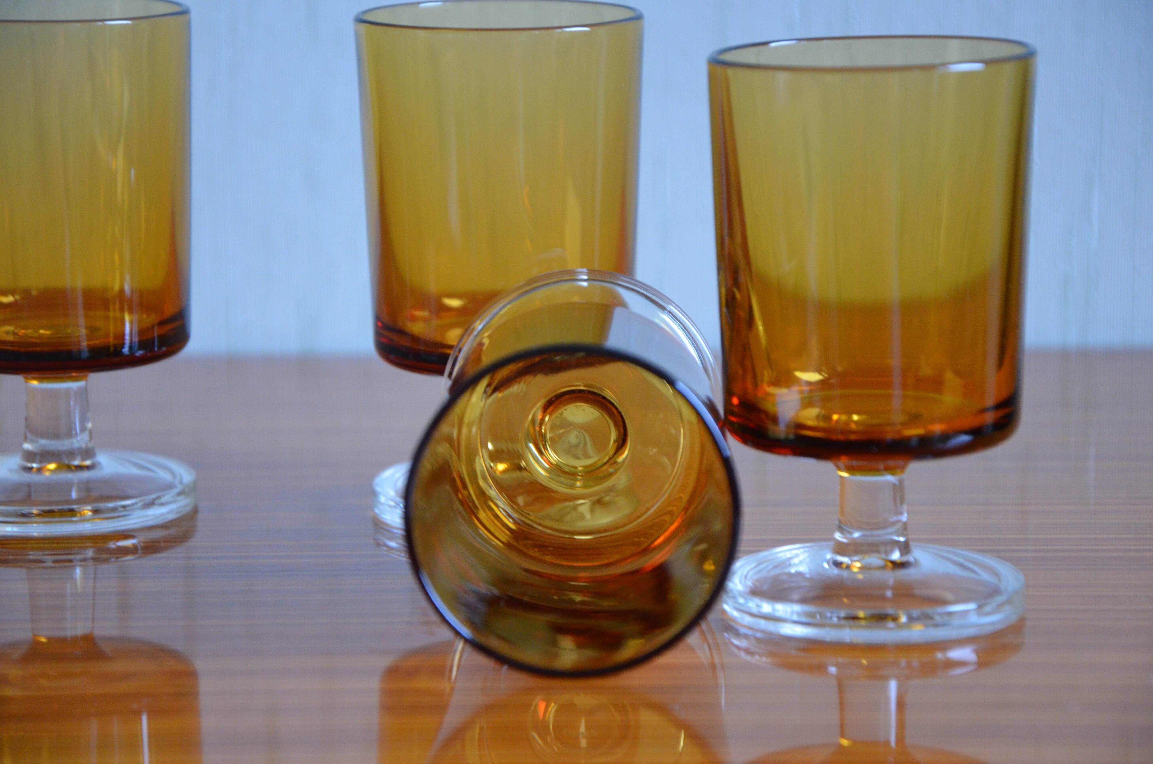Luminarc mustard water glass