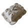 Handcrafted floral earthenware butter dish from the 1970s – Artisan production