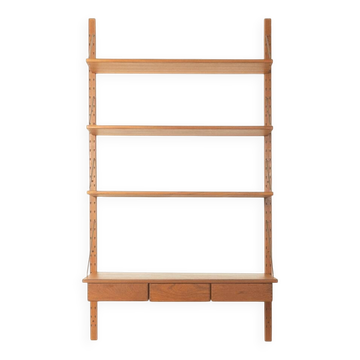 Étagère murale modulaire en teck par Sven Ellekaer pour Albert Hansen, années 1960