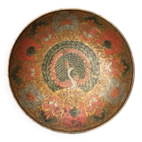 Large bowl on brass foot Indian pattern