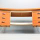 Cees Braakman Boomerang Desk with Triangle Legs for Pastoe, Dutch Design, 1950s