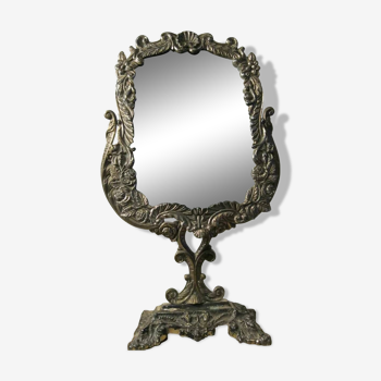 Victorian swivel table mirror