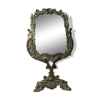 Victorian swivel table mirror