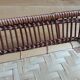 Wicker presentation basket tray