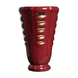 Vase rouge vintage