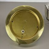 Ceiling Light "Iron Rings" made of Brass and Glass by Glashütte Limburg, Germany, 1970s