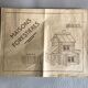Vintage wooden construction game "Forest House" Jura Game