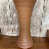 Old Large Model Vase Stoneware Brown Beige 60s Vintage