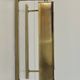 Pair of vintage adjustable brass wall lights, France, 1960s
