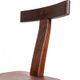 Set of 4 Scandinavian chairs in solid Elm, model T in the style of Olavi Hannin.