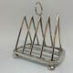 Walker & Hall english silver plate toast rack made in Sheffield circa 1900
