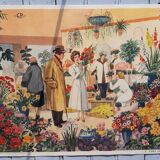 School poster "The Christmas Tree-The Florist"