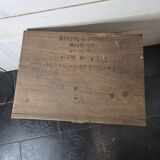 Solid oak safe from the Maubeuge central bank, box no. 475