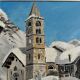 Oil on canvas mountain landscape Val d'Isère by P. de Fourran 1950