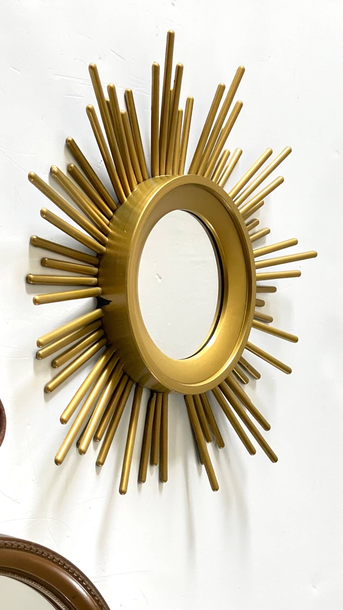 MIROIRS Dorés SOLEIL Vintage