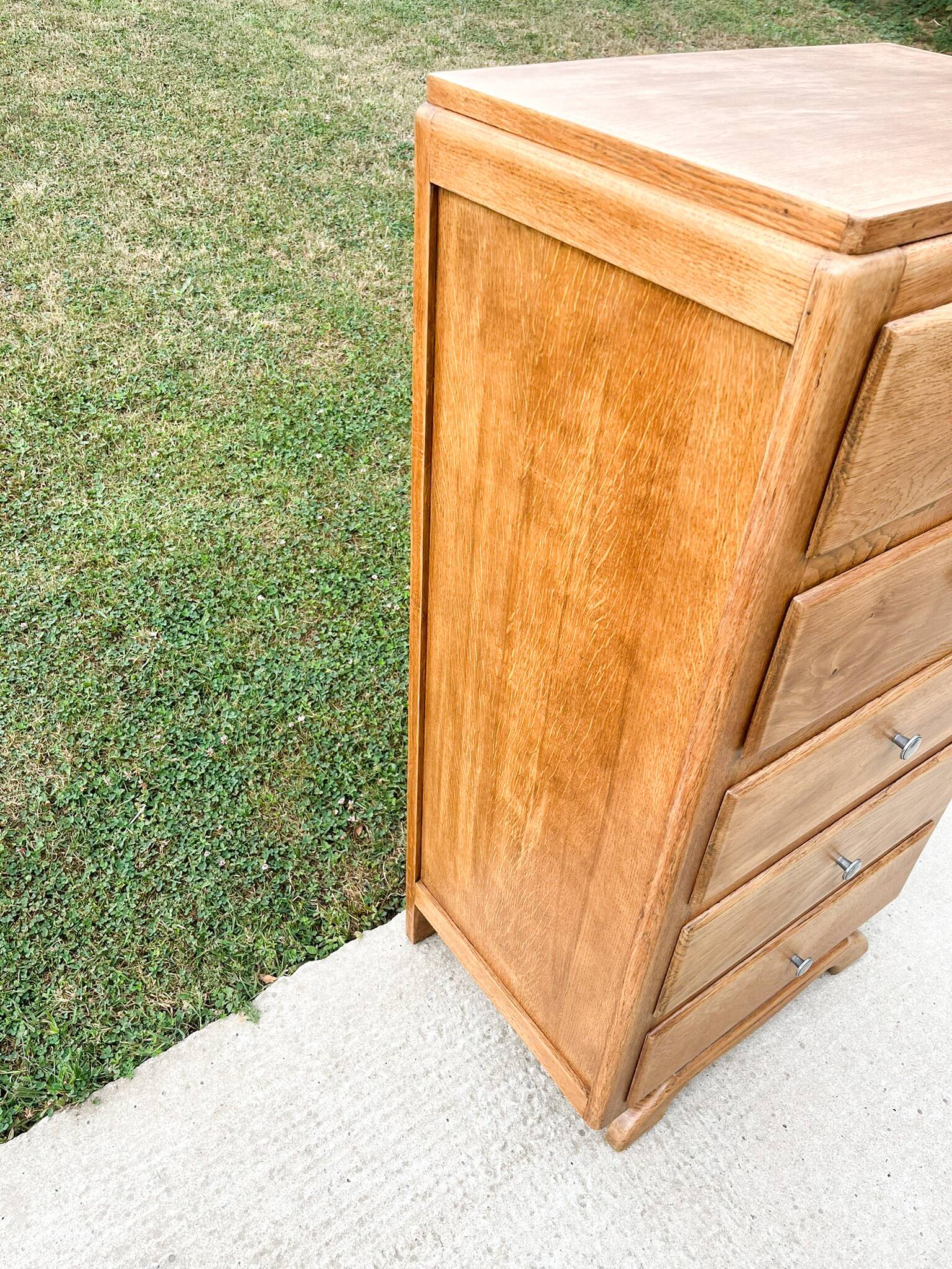 5-drawer chest of drawers, moustache feet, from the 50s