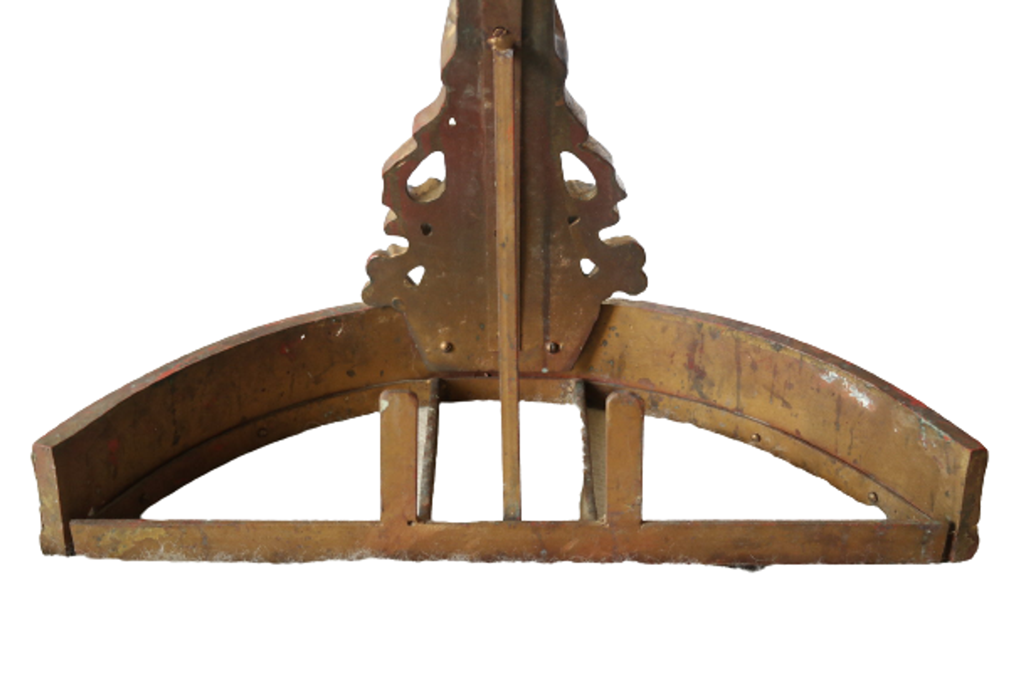 Console murale style antique Italie bois doré