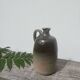 Beige ceramic vase signed Pierre Grau