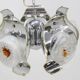 Big Italian Design Murano Mazzega Chandelier, 1970s